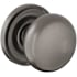 Baldwin Baltimore Non-Turning One-Sided Dummy Door Knob with 5048 Rose from the Estate Collection Lifetime Graphite Nickel