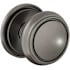 Baldwin Nashville Non-Turning One-Sided Dummy Door Knob with 5070 Rose from the Estate Collection Lifetime Graphite Nickel
