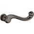 Baldwin Single Left Hand Estate Lever Minus Rosettes Lifetime Graphite Nickel