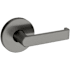 Baldwin 5105 Passage Door Lever Set with 5046 Rose from the Estate Collection Lifetime Graphite Nickel