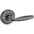 Baldwin 5106 Privacy Door Lever Set with 5048 Rose from the Estate Collection Lifetime Graphite Nickel