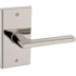 Baldwin 5162 Privacy Door Lever Set with R053 Rose from the Estate Collection Lifetime Polished Nickel