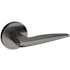 Baldwin 5166 Passage Door Lever Set with 5046 Rose from the Estate Collection Lifetime Graphite Nickel