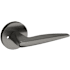Baldwin 5166 Privacy Door Lever Set with 5046 Rose from the Estate Collection Lifetime Graphite Nickel