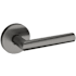 Baldwin 5173 Passage Door Lever Set with 5046 Rose from the Estate Collection Lifetime Graphite Nickel