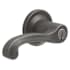 Baldwin 5245 Right Handed Single Cylinder Keyed Entry Door Lever Set with 5048 Rose from the Estate Collection Aged Pewter