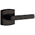 Baldwin Individual Soho Estate Lever without Rosettes Locking/Latching Mechanism Purchased Separately Distressed Oil Rubbed Bronze