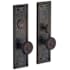 Baldwin Nashville Single Cylinder Mortise Handleset Trim Set Distressed Oil Rubbed Bronze
