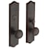 Baldwin Barclay Single Cylinder Mortise Handleset Trim Set Distressed Oil Rubbed Bronze