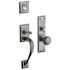 Baldwin Concord Single Cylinder Mortise Handleset Trim Set Antique Nickel