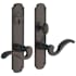Baldwin Bismark Single Cylinder Mortise Handleset Trim Set Distressed Oil Rubbed Bronze