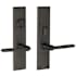 Baldwin Houston Single Cylinder Mortise Handleset Trim Set Distressed Oil Rubbed Bronze