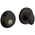 Baldwin Traditional Solid Brass Single Cylinder Keyed Entry Deadbolt from the Estate Collection Distressed Oil Rubbed Bronze