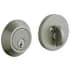 Baldwin Contemporary Solid Brass Single Cylinder Keyed Entry Deadbolt from the Estate Collection Antique Nickel