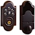 Baldwin Boulder Electronic Keypad Single Cylinder Deadbolt with Z-Wave Technology Venetian Bronze