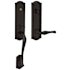Baldwin Right Handed Bethpage Escutcheon Single Cylinder Handleset with Bethpage Interior Lever and Emergency Egress Distressed Oil Rubbed Bronze
