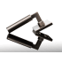 Baldwin-L029.LMR-Antique Nickel with R017 Rose Side View