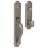 Baldwin Boulder Single Cylinder Mortise Entrance Handleset Trim Set with 5432 Estate Collection Knob Antique Nickel