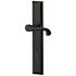 Baldwin Concord Door Configuration 4 Inactive Multi Point Trim Lever Set with Euro Profile Cylinder Below Handle Satin Black