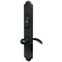 Baldwin Boulder Door Configuration 5 Keyed Entry Multi Point Trim Lever Set with American Cylinder Above or Below Handle Distressed Oil Rubbed Bronze