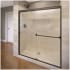 Basco Classic 65-1/2" High x 44" Wide Bypass Semi-Frameless Shower Door with Obscured Glass Oil Rubbed Bronze