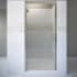 Basco Coppia 72" High x 24-9/16" Wide Hinged Frameless Shower Door with Clear Glass Brushed Nickel