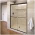 Basco Infinity 70" High x 47" Wide Bypass Framed Shower Door with Clear Glass Oil Rubbed Bronze