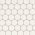 Bedrosians Makoto - 2" Round Mosaic Floor and Wall Tile - Matte Visual - Sold by Carton (3.42 SF/Carton) Shoji White