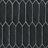 Bedrosians Reine - 3" x 12" Rectangle Wall Tile - Matte Visual - Sold by Carton (6.9 SF/Carton) Black