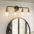 Bellevue Irvine 4 Light 30" Wide Vanity Light Black
