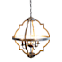 Bellevue 4 Light 21" Wide Taper Candle Pendant Silver
