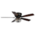 Bellevue 48" 5 Blade Indoor Ceiling Fan with Crystal Shade Bronze