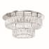 Bellevue 20" Wide LED Flush Mount Ceiling Fixture Chrome