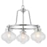 Bellevue 3 Light 21" Wide Chandelier Chrome