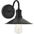 Bellevue Glynis Single Light 8" Tall Bathroom Sconce Black