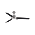 Bellevue Trilogy 52" 3 Blade Indoor AC Induction Ceiling Fan - Controller and Light Kit Included Brushed Nickel