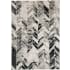 Bellevue Daelan 10' x 13-1/4' Polyester Chevron Rectangular Area Rug From the Owen Collection Fossil Gray / Silver