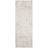 Bellevue Dagmar 2-3/4' x 7-3/4' Polyester Geometric Runner From the Owen Collection Fawn / Silver