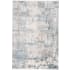 Bellevue Hauser 9-3/4' x 13-1/4' Viscose Abstract Rectangular Area Rug From the Logan Collection Navy / Ivory