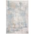 Bellevue Hallam 6-1/2' x 9-1/2' Viscose Vintage Rectangular Area Rug From the Logan Collection Navy / Gray