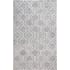 Bellevue Newcastle 8' x 10' Wool Hand Tufted Trellis Farmhouse Area Rug From the Natalia Collection Fossil Gray / Ivory