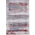 Bellevue Hague 2-1/4' x 3' Viscose Abstract Rectangular Throw Rug From the Logan Collection Blue / Red