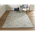 Bellevue Newcastle 9' x 12' Wool Hand Tufted Trellis Farmhouse Area Rug From the Natalia Collection Fossil Gray / Ivory