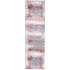 Bellevue Hague 3' x 10' Viscose Abstract Rectangular Area Rug From the Logan Collection Blue / Red