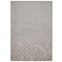 Bellevue Dagmar 1-3/4' x 2-3/4' Polyester Geometric Rectangular Throw Rug From the Owen Collection Fawn / Silver