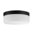 Bellevue Solidaris 13" Wide LED Outdoor Flush Mount Drum Ceiling Fixture Black