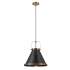 Bellevue Shadow 15" Wide Pendant Matte Black