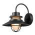 Bellevue Epsilon Single Light 11" High Outdoor Wall Sconce Matte Black