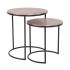 Bellevue 19" C-Table Metal Accent Table Textured Copper