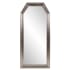 Bellevue 63" x 29-1/8" Arched Wood Framed Accent Mirror Antique Silver